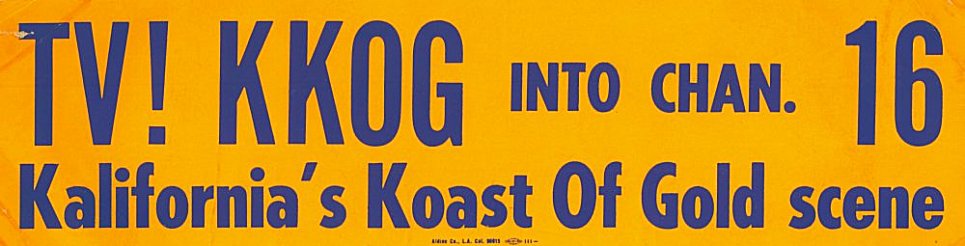 KKOG bumper sticker